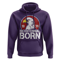Patriotic Bicentennial Born 1976 Hoodie American Bald Eagle 50th Birthday
