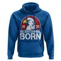 Patriotic Bicentennial Born 1976 Hoodie American Bald Eagle 50th Birthday