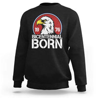 Patriotic Bicentennial Born 1976 Sweatshirt American Bald Eagle 50th Birthday