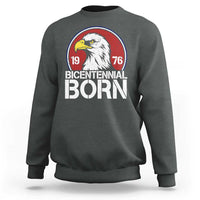 Patriotic Bicentennial Born 1976 Sweatshirt American Bald Eagle 50th Birthday