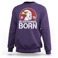 Patriotic Bicentennial Born 1976 Sweatshirt American Bald Eagle 50th Birthday