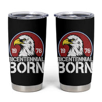 Patriotic Bicentennial Born 1976 Tumbler Cup American Bald Eagle 50th Birthday
