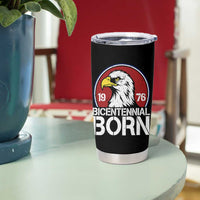 Patriotic Bicentennial Born 1976 Tumbler Cup American Bald Eagle 50th Birthday