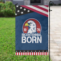 Bicentennial Born 1976 Patriotic Garden Flag American Bald Eagle 50th Birthday
