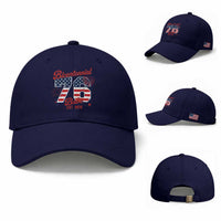 Retro Bicentennial Babe Est 1976 Baseball Cap 4th of July 50th Birthday Gift