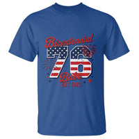 Retro Bicentennial Babe Est 1976 T Shirt 4th of July 50th Birthday Gift