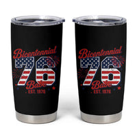 Retro Bicentennial Babe Est 1976 Tumbler Cup 4th of July 50th Birthday Gift