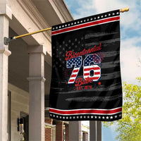 Retro Bicentennial Babe Est 1976 Patriotic Garden Flag 4th of July 50th Birthday Gift