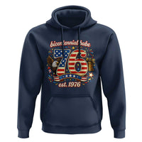 Patriotic Bicentennial Babe Est 1976 Hoodie Eagle Fireworks 50th Birthday
