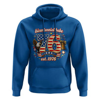 Patriotic Bicentennial Babe Est 1976 Hoodie Eagle Fireworks 50th Birthday