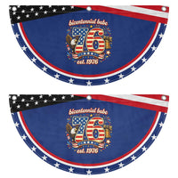 Bicentennial Babe Est 1976 Patriotic Fan Flag Eagle Fireworks 50th Birthday