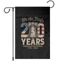 We The People 250 Years Liberty Bell Patriotic Garden Flag American Semi-Quincentennial