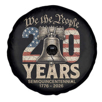 We The People 250 Years Liberty Bell Patriotic Spare Tire Cover American Semi-Quincentennial