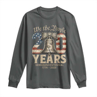 We The People 250 Years Liberty Bell Patriotic Long Sleeve Shirt American Semi-Quincentennial