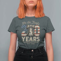 We The People 250 Years Liberty Bell Patriotic T Shirt For Women American Semi-Quincentennial