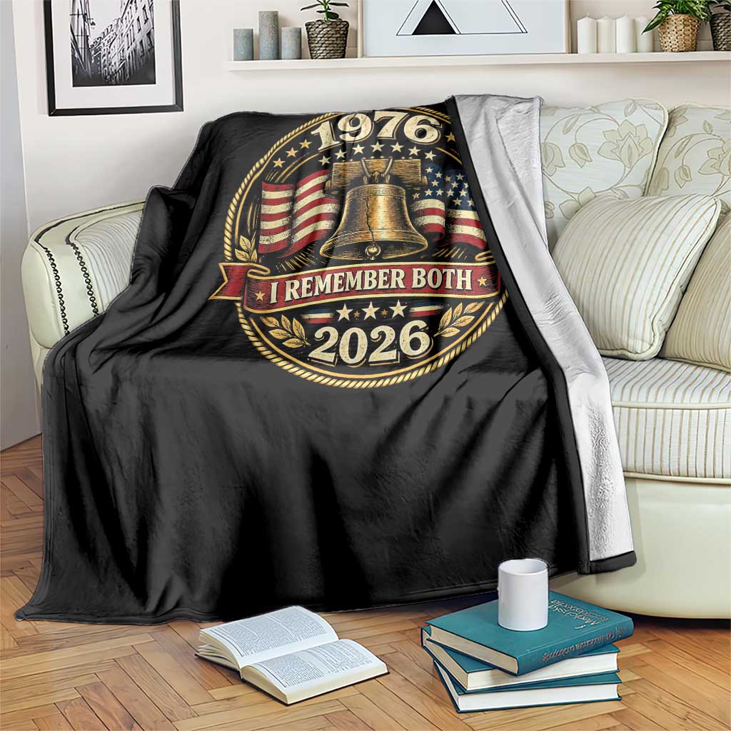 Bicentennial Born 1976 Liberty Bell Throw Blanket America 250th Anniversary 50th Birthday
