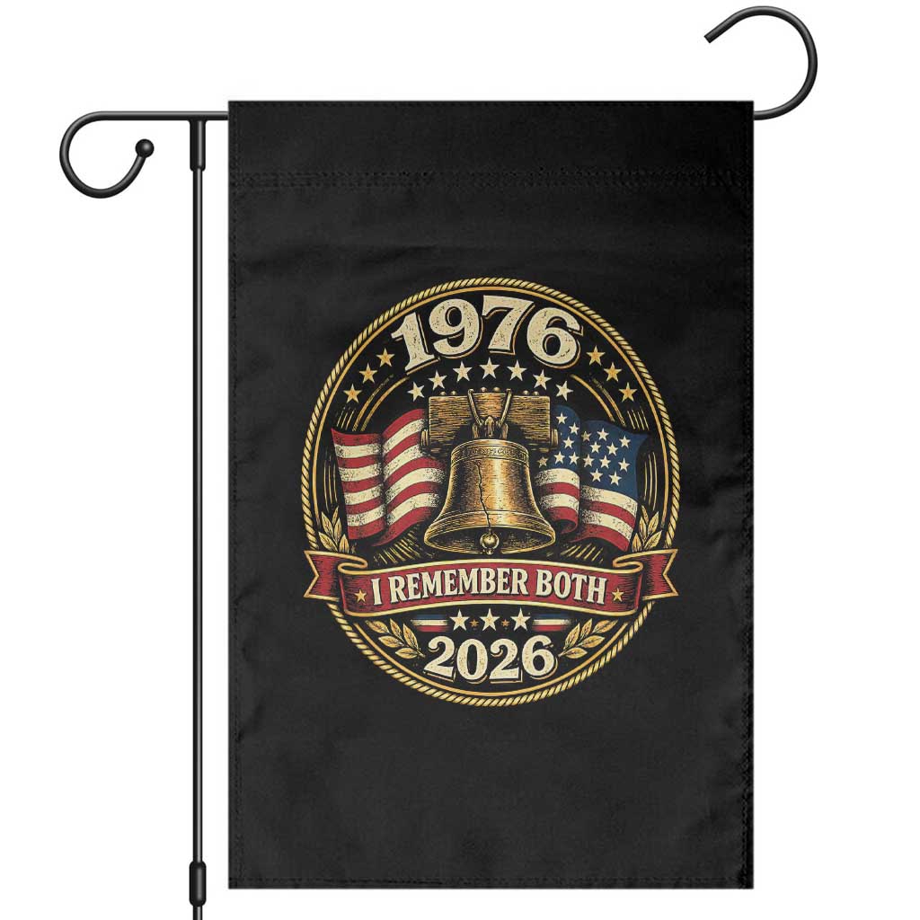 Bicentennial Born 1976 Liberty Bell Garden Flag America 250th Anniversary 50th Birthday
