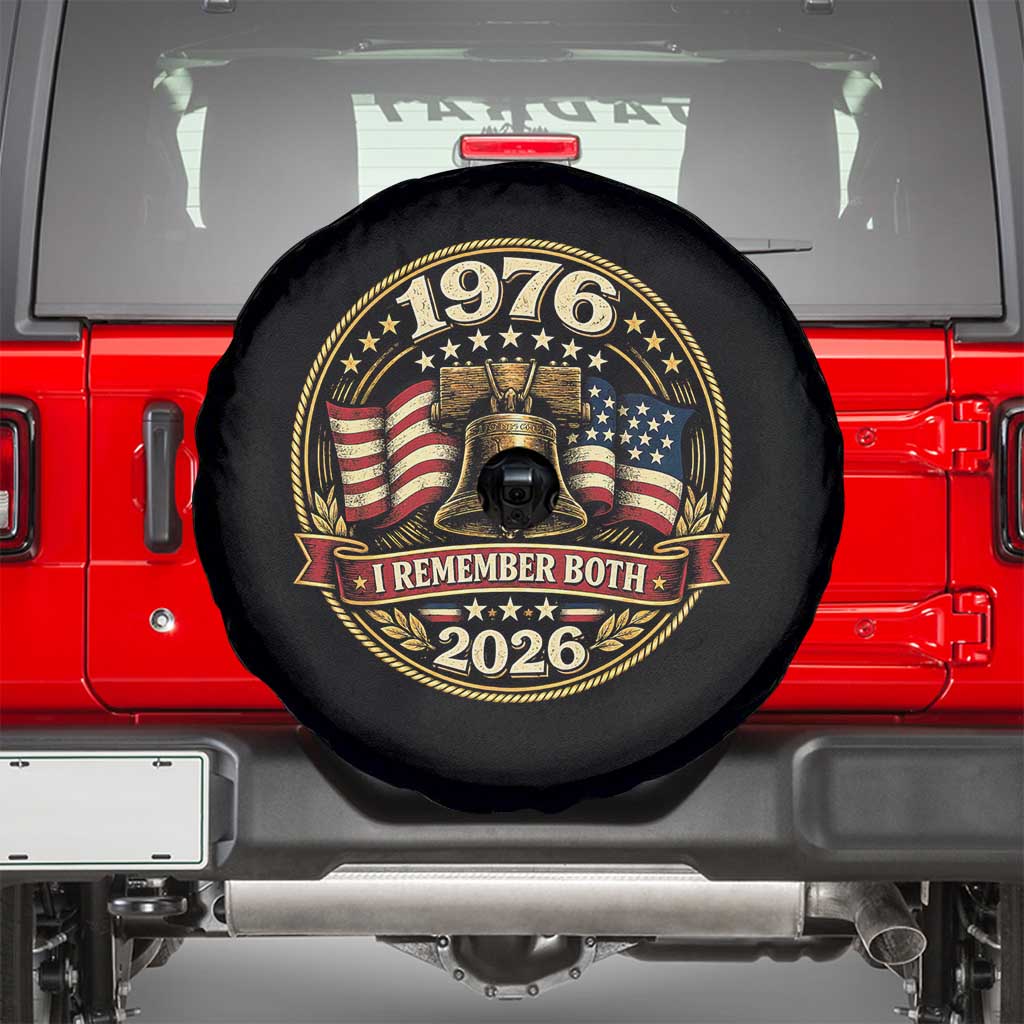 Bicentennial Born 1976 Liberty Bell Spare Tire Cover America 250th Anniversary 50th Birthday