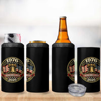 Bicentennial Born 1976 Liberty Bell 4 in 1 Can Cooler Tumbler America 250th Anniversary 50th Birthday