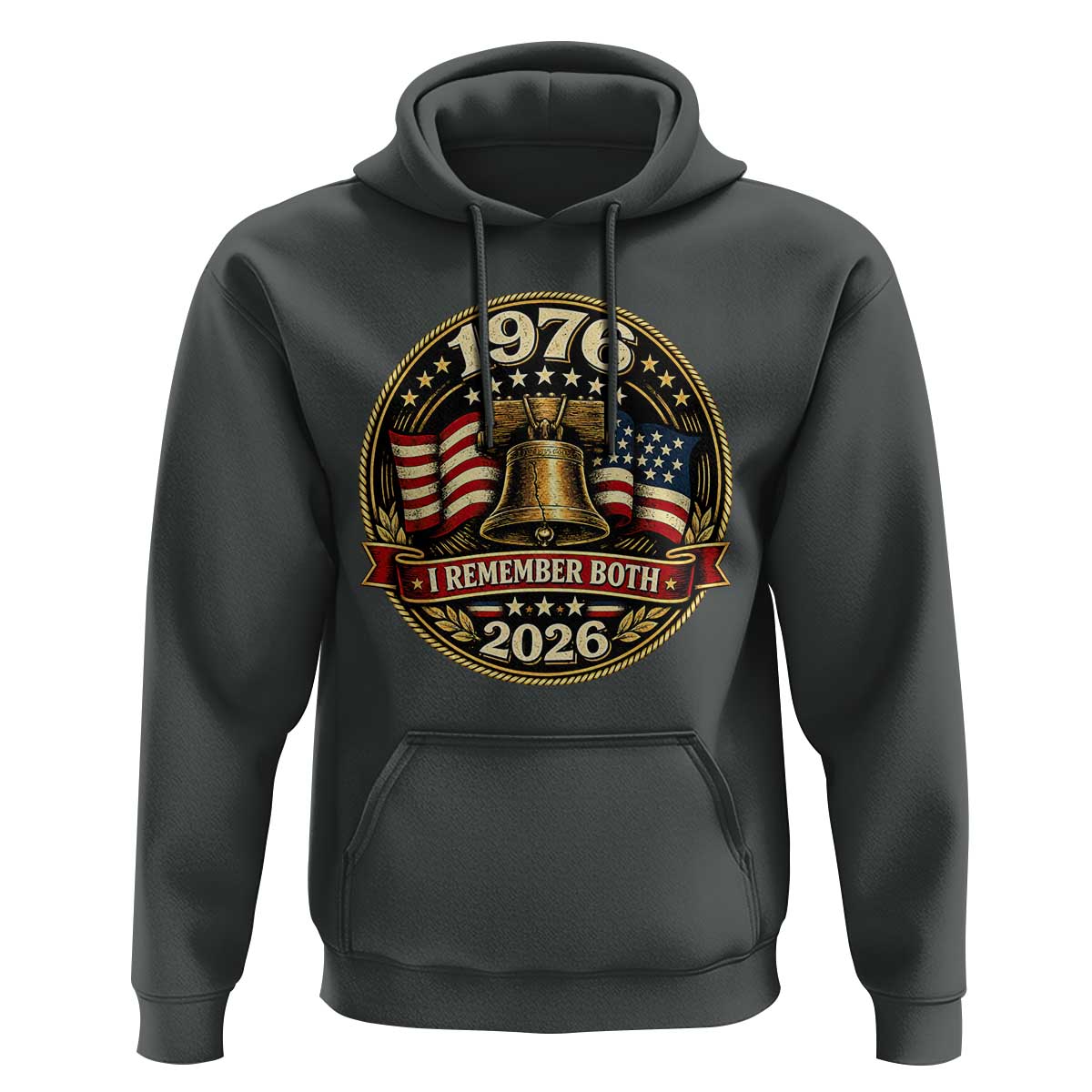 Bicentennial Born 1976 Liberty Bell Hoodie America 250th Anniversary 50th Birthday