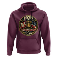 Bicentennial Born 1976 Liberty Bell Hoodie America 250th Anniversary 50th Birthday