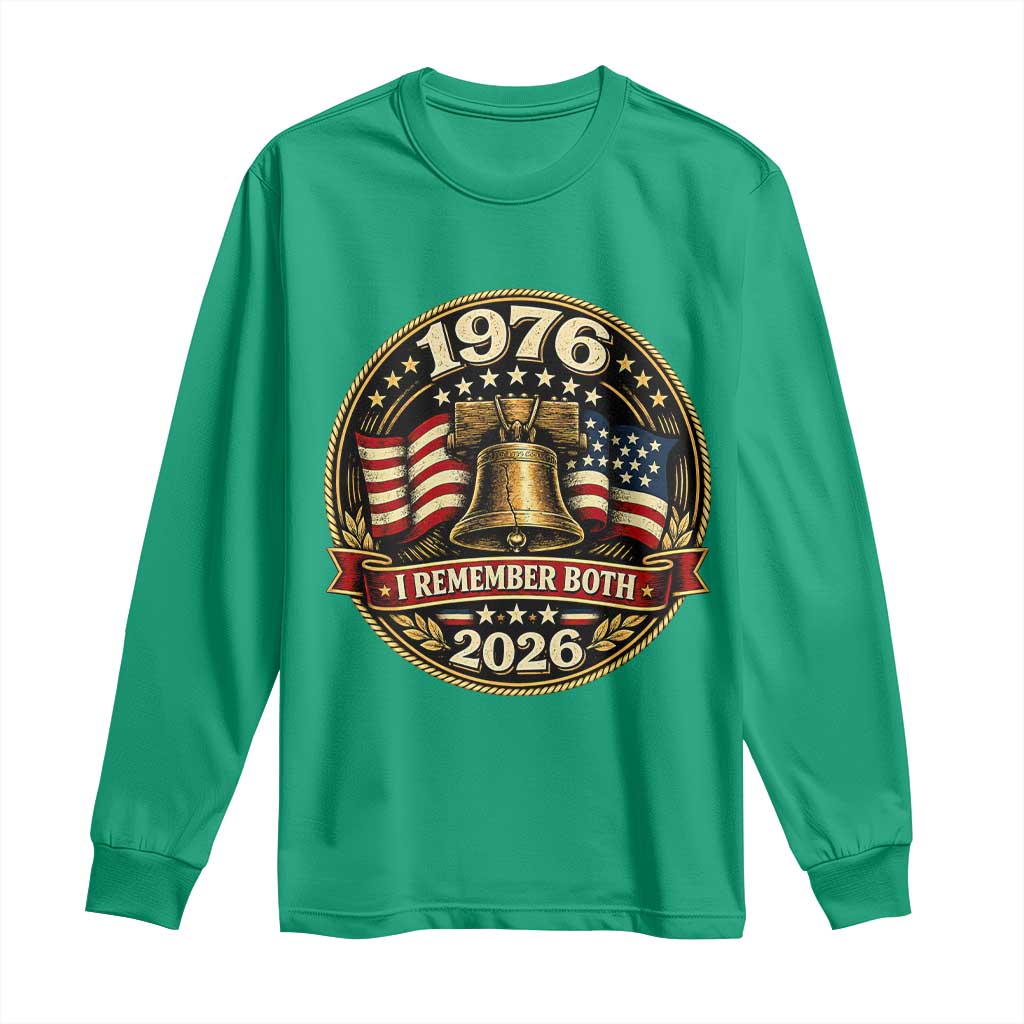 Bicentennial Born 1976 Liberty Bell Long Sleeve Shirt America 250th Anniversary 50th Birthday