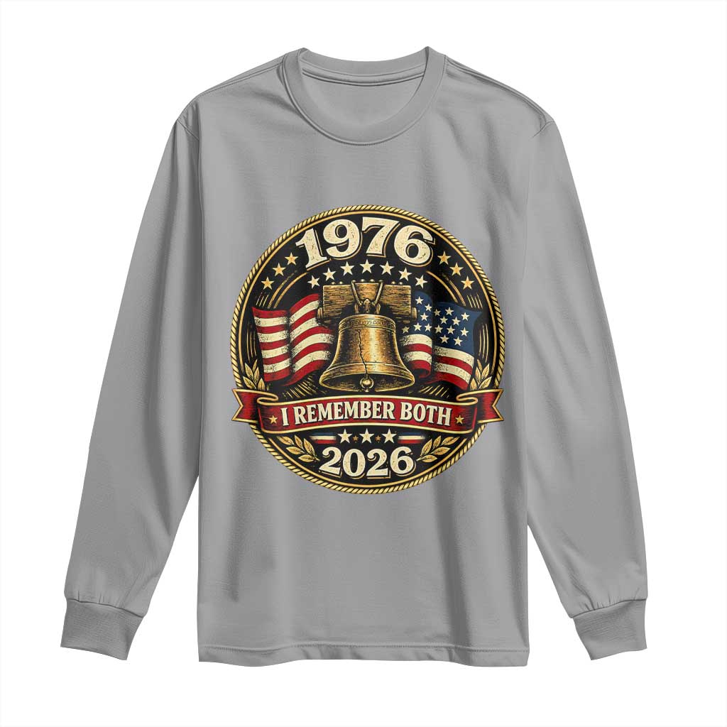 Bicentennial Born 1976 Liberty Bell Long Sleeve Shirt America 250th Anniversary 50th Birthday