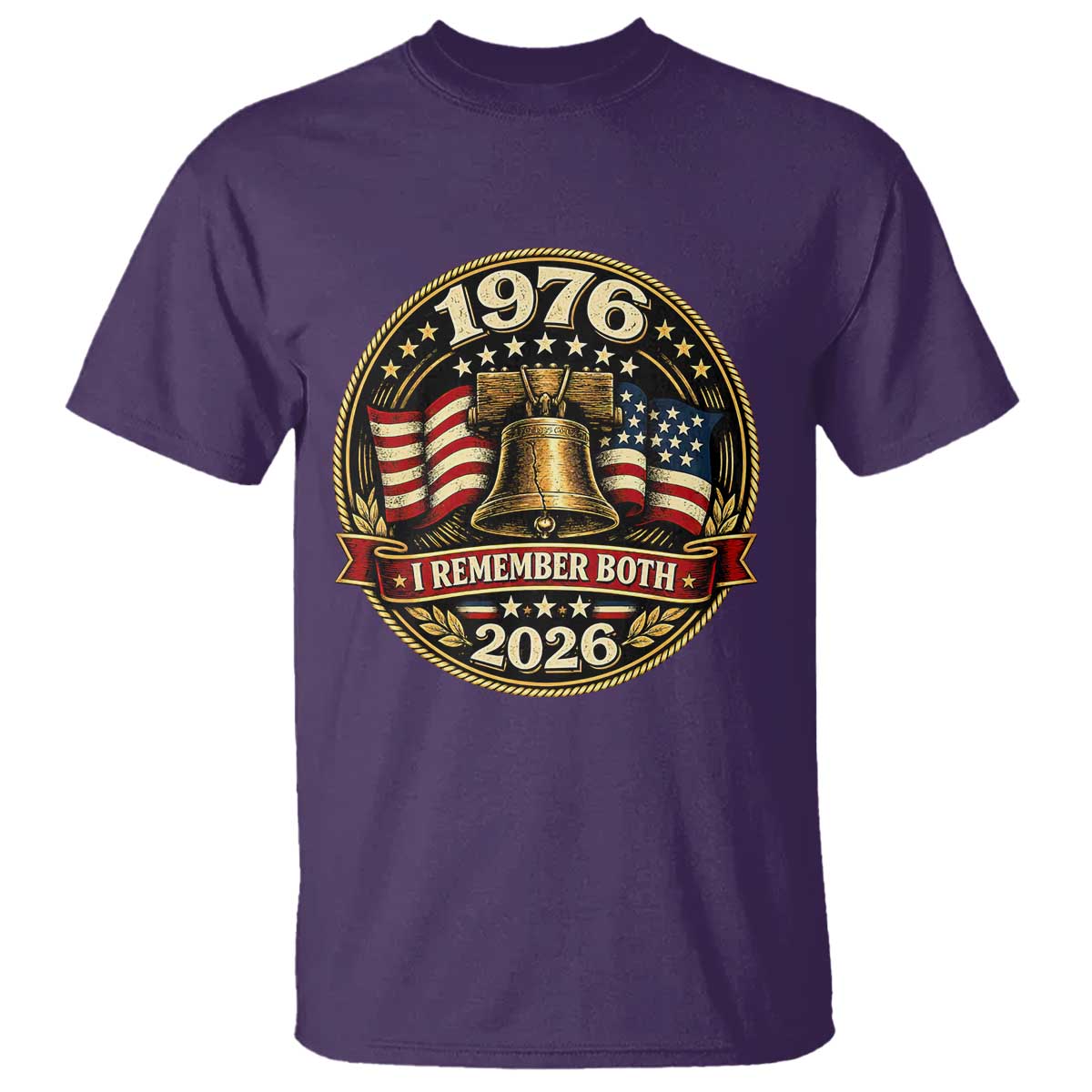 Bicentennial Born 1976 Liberty Bell T Shirt America 250th Anniversary 50th Birthday