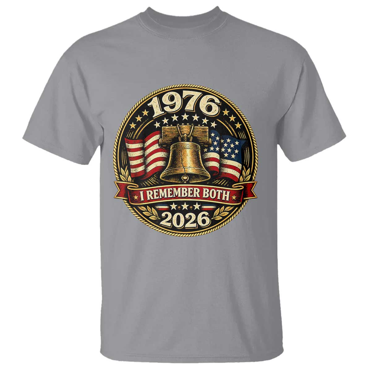 Bicentennial Born 1976 Liberty Bell T Shirt America 250th Anniversary 50th Birthday