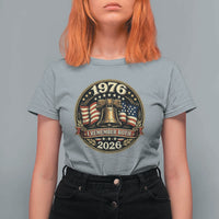 Bicentennial Born 1976 Liberty Bell T Shirt For Women America 250th Anniversary 50th Birthday