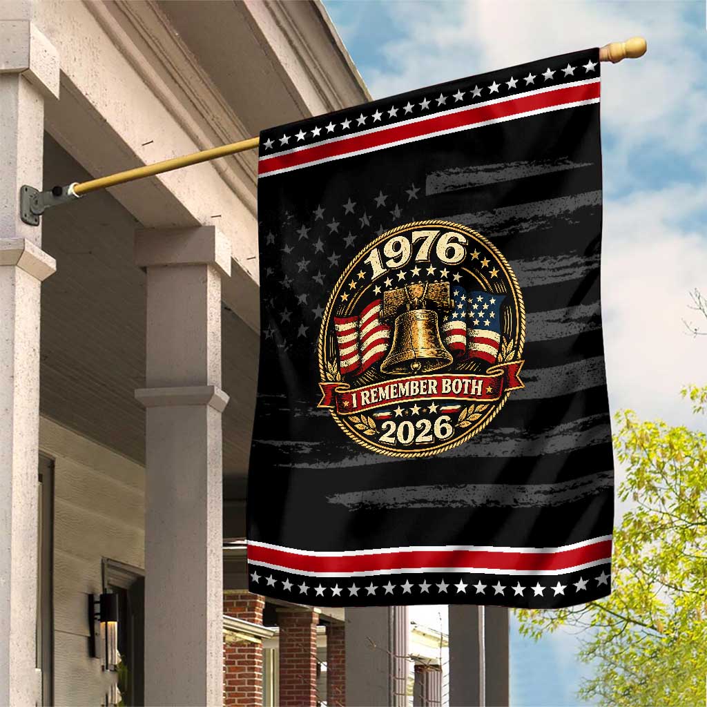 Bicentennial Born 1976 Liberty Bell Patriotic Garden Flag America 250th Anniversary 50th Birthday