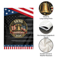 Bicentennial Born 1976 Liberty Bell Patriotic Garden Flag America 250th Anniversary 50th Birthday