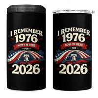 I Remember 1976 Now Im Here For 2026 4 in 1 Can Cooler Tumbler Liberty Bell 50th Birthday