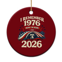 I Remember 1976 Now Im Here For 2026 Ceramic Ornament Liberty Bell 50th Birthday