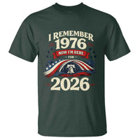 I Remember 1976 Now Im Here For 2026 T Shirt Liberty Bell 50th Birthday