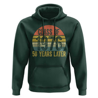 Class of 1976 50 Years Later Hoodie Retro Sunset Graduation Birthday 50th Milestone