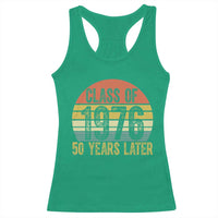 Class of 1976 50 Years Later Racerback Tank Top Retro Sunset Graduation Birthday 50th Milestone