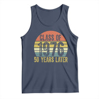 Class of 1976 50 Years Later Tank Top Retro Sunset Graduation Birthday 50th Milestone