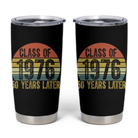 Class of 1976 50 Years Later Tumbler Cup Retro Sunset Graduation Birthday 50th Milestone