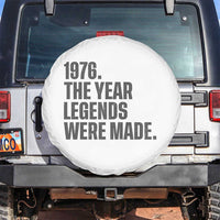 1976 The Year Legends Were Made Spare Tire Cover Minimalist Retro 50th Birthday