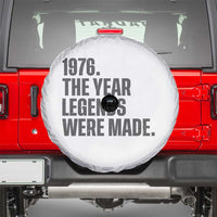 1976 The Year Legends Were Made Spare Tire Cover Minimalist Retro 50th Birthday