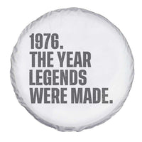 1976 The Year Legends Were Made Spare Tire Cover Minimalist Retro 50th Birthday