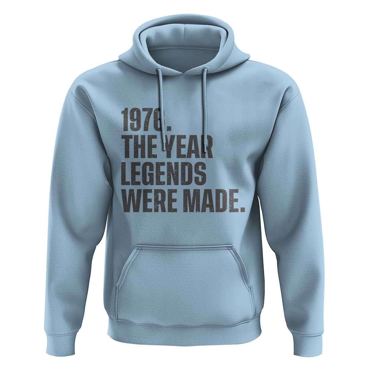 1976 The Year Legends Were Made Hoodie Minimalist Retro 50th Birthday