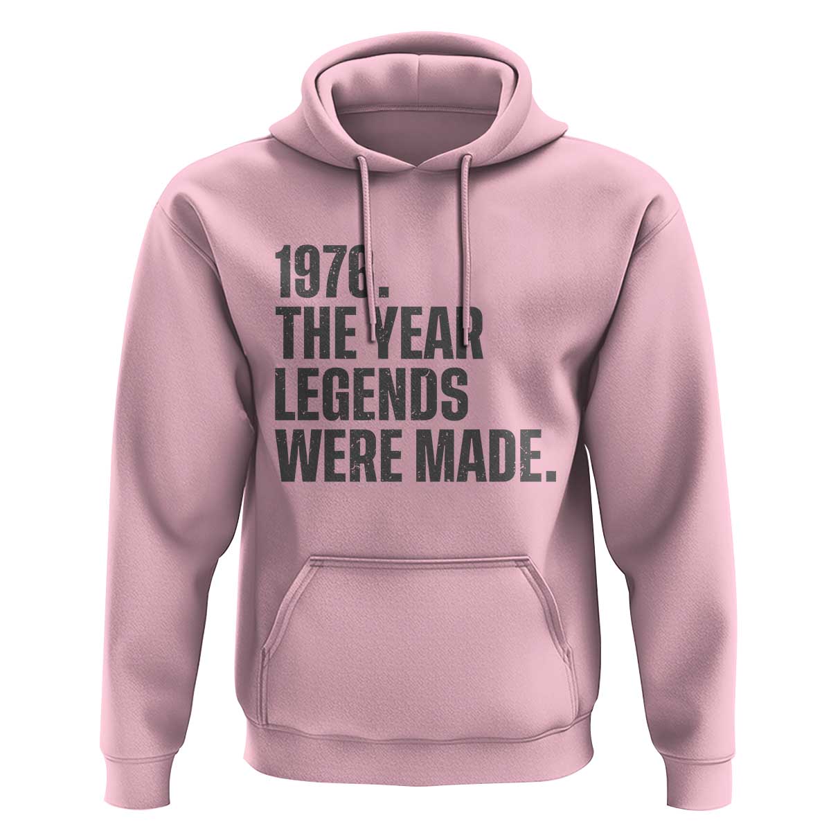 1976 The Year Legends Were Made Hoodie Minimalist Retro 50th Birthday