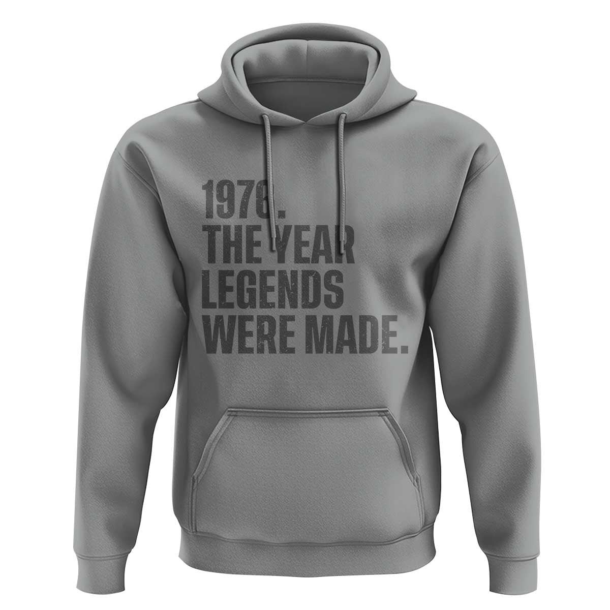 1976 The Year Legends Were Made Hoodie Minimalist Retro 50th Birthday