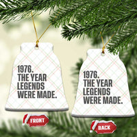 1976 The Year Legends Were Made Ceramic Ornament Minimalist Retro 50th Birthday
