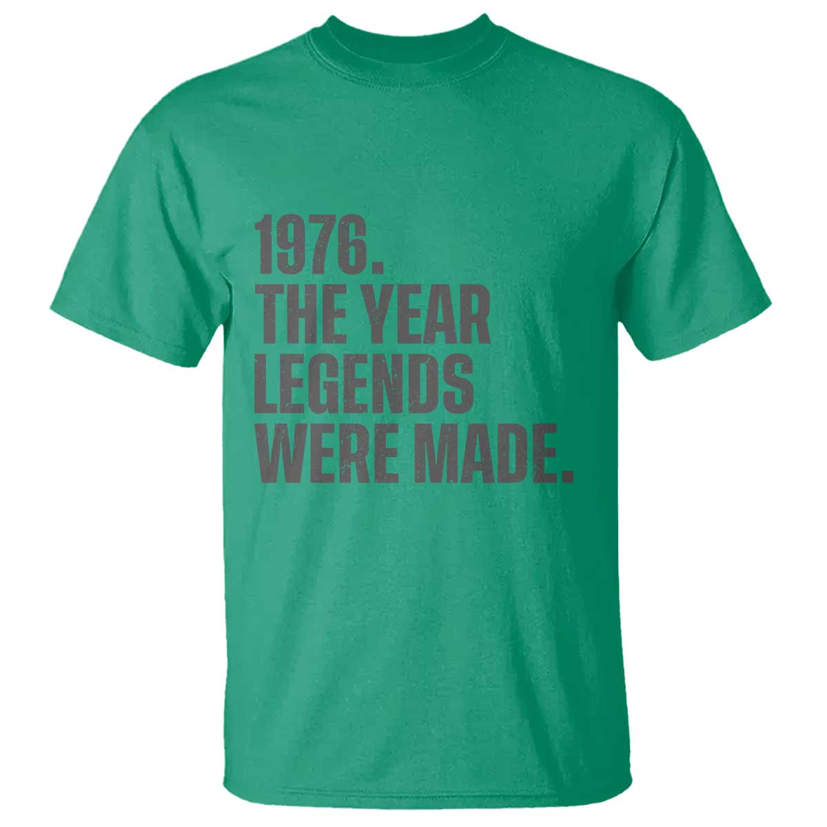 1976 The Year Legends Were Made T Shirt Minimalist Retro 50th Birthday