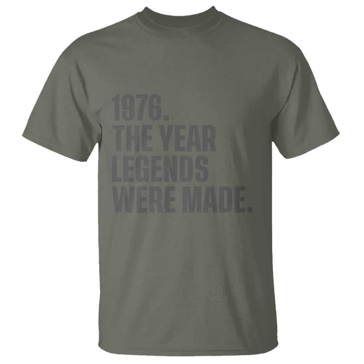 1976 The Year Legends Were Made T Shirt Minimalist Retro 50th Birthday