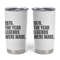 1976 The Year Legends Were Made Tumbler Cup Minimalist Retro 50th Birthday