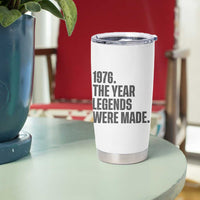 1976 The Year Legends Were Made Tumbler Cup Minimalist Retro 50th Birthday